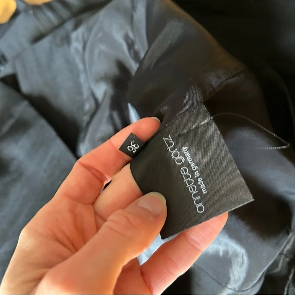 Annette Gortz Sz S Black Lagenlook Minimalist Jacket - Picture 11 of 12